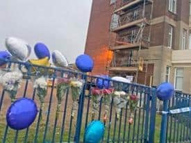 Scene of the murder in Skegness.