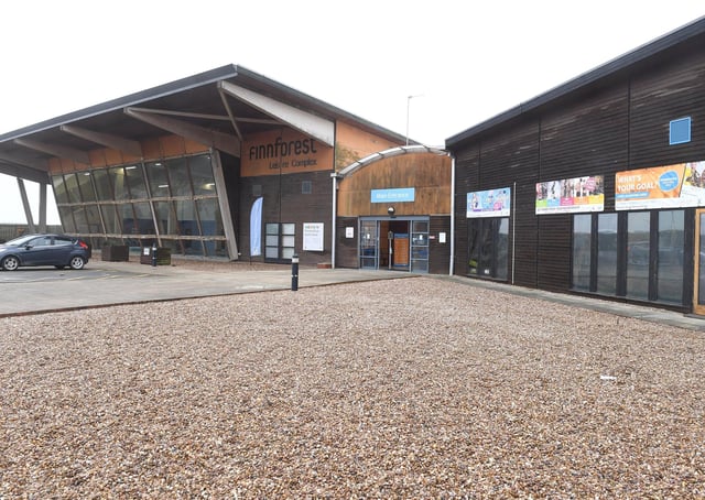 Princess Royal Sports Arena large vaccination centre.