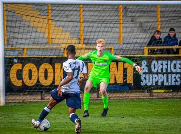 Frestle in action for the youth team last season. Photo: David Dales.