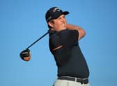 Dave Coupland tees off on the second hole during the Aphrodite Hills Cyprus Showdown in Paphos, Cyprus in November. (Photo by Andrew Redington/Getty Images)