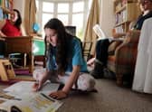 Privacy is not always possible when it comes to online schooling at home.