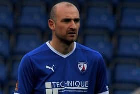 Spireites striker Tom Denton is no stranger to Pilgrims fans following his time with rivals North Ferriby and Halifax.