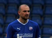 Spireites striker Tom Denton is no stranger to Pilgrims fans following his time with rivals North Ferriby and Halifax.