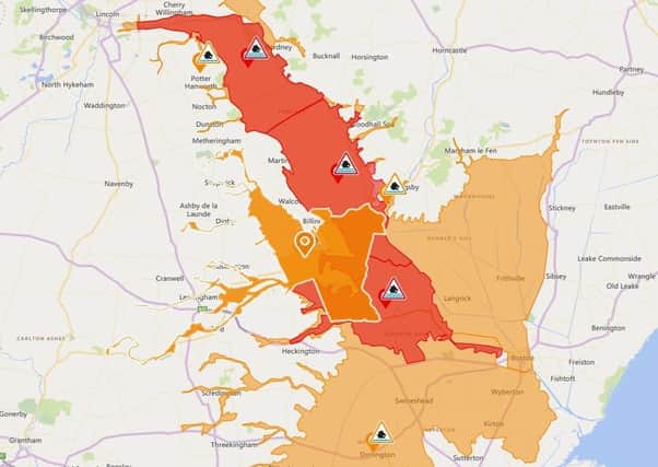 Flood warnings issued for the lower Witham. EMN-210118-190030001