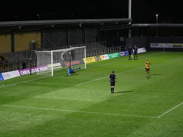United progressed to round four following a shootout victory over AFC Fylde. Photo: Oliver Atkin.