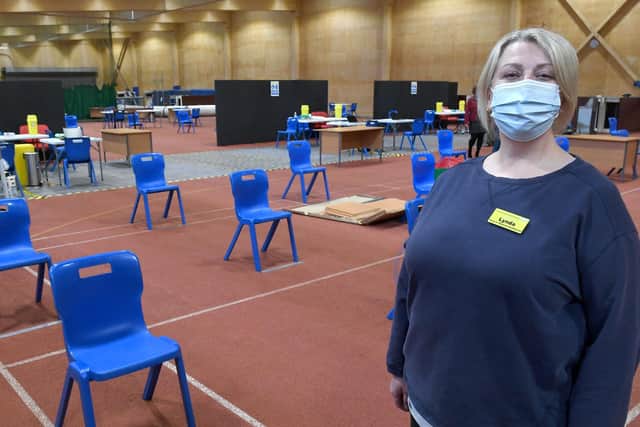 Linda Stockwell of the Vaccination hub