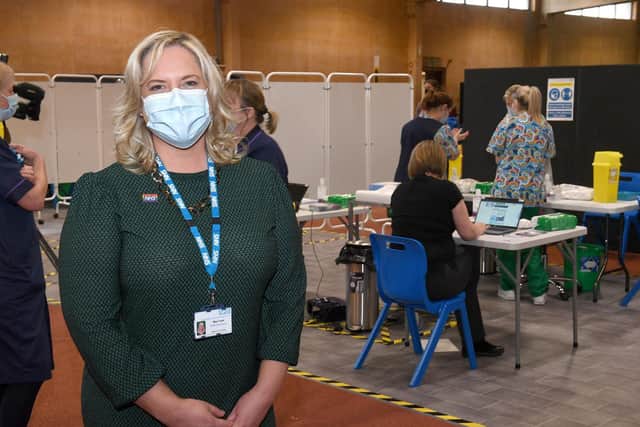 The vaccination centre