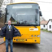 Coun Jim Carpenter heading off on one of his trips to Germany to promote Skegness.