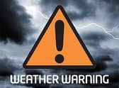 Amber and Yellow weather warnings for rain have been issued for the Skegness area.