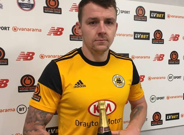 Joe Leesley. Photo: Boston United