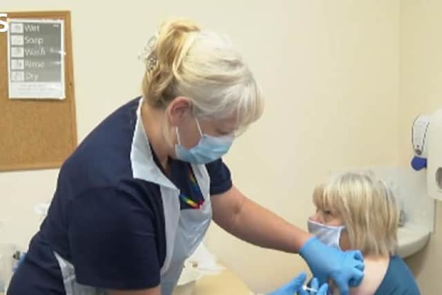 Mrs Van-Tam gets her jab