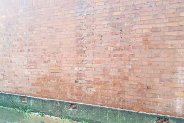 BID Rangers have removed offensive words from the wall.