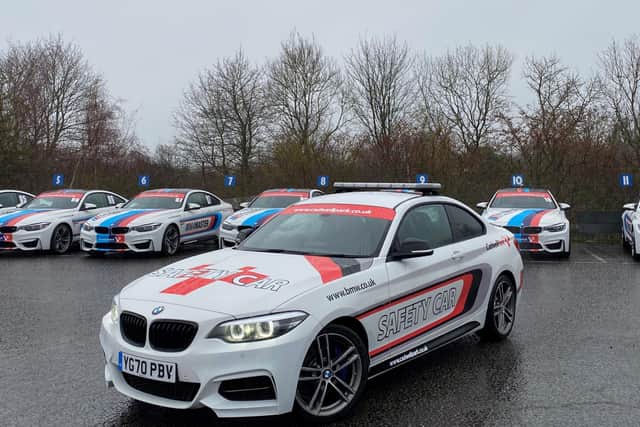 The safety car has not yet been recovered.