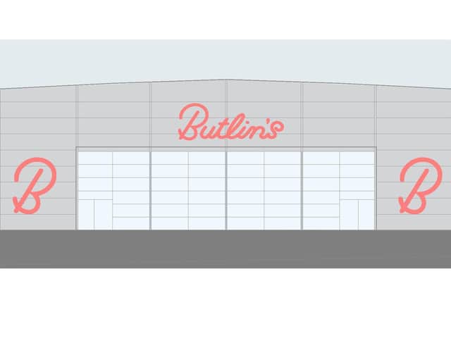 A temporary entertainments venue has been approved for Butlins in Skegness.