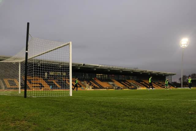 The Jakemans Stadium. Photo: Oliver Atkin.
