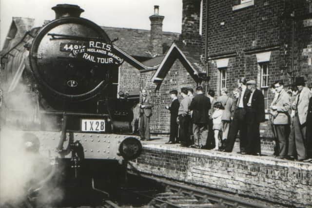 The last passenger train to Horncastle ran in September 1964: a special tour of mid Lincolnshire lines organised by the Railway Correspondence and Travel Society.