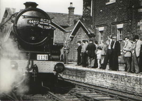The last passenger train to Horncastle ran in September 1964: a special tour of mid Lincolnshire lines organised by the Railway Correspondence and Travel Society.