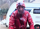 A snowy Stephen Bath of NKDC. EMN-210127-121506001