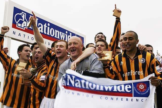 Celebrating the Conference title. Photo: Getty Images