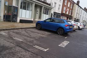 The disabled bay was positioned for ease of access to the bank - when there was a bank EMN-210129-111559001