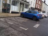 The disabled bay was positioned for ease of access to the bank - when there was a bank EMN-210129-111559001