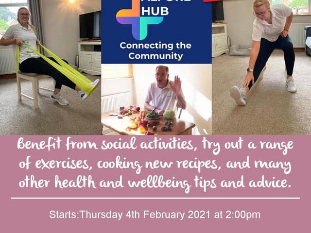 A  new online way to enjoy having a chat and taking part in virtual fitness sessions is being launched in East Lindsey.