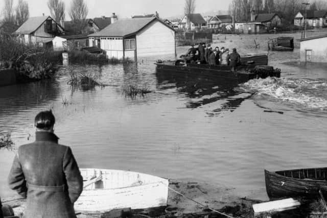 42 people died along the Lincolnshire  in the 1953 floods, including 14 in  Mablethorpe.