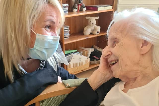 Millie celebrated her 99th birthday at Syne Hills Care Home in Skegness.