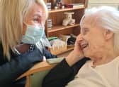 Millie celebrated her 99th birthday at Syne Hills Care Home in Skegness.