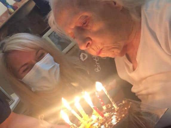 Millie blows the candles out on her birthday - maybe not 99 though.