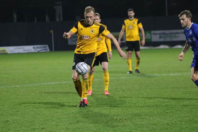 The Pilgrims are scheduled to face Curzon Ashton on Saturday. Photo: Oliver Atkin.