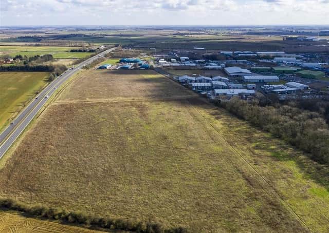 The site of Sleaford Moor Enterprise Park. EMN-210502-124133001