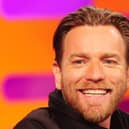 Ewan McGregor, during filming for The Graham Norton Show.