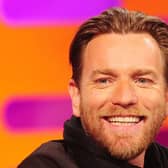 Ewan McGregor, during filming for The Graham Norton Show.