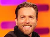 Ewan McGregor, during filming for The Graham Norton Show.