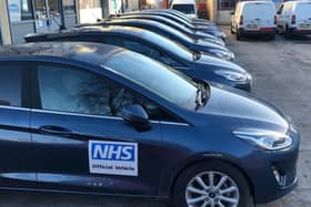 Some of the vehicles supplied to ULHT by Taylors.