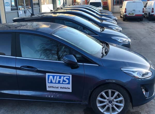 Some of the vehicles supplied to ULHT by Taylors.