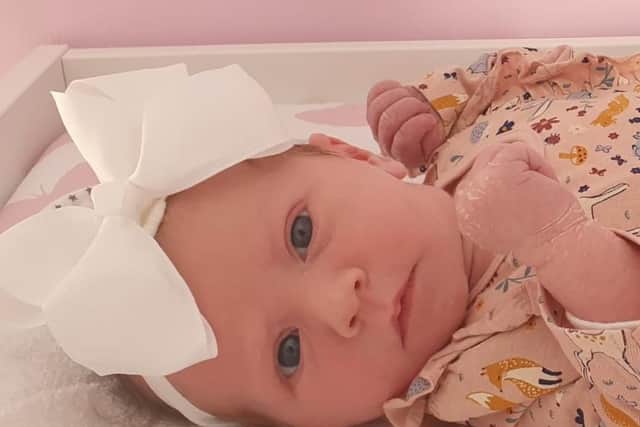 Little 'miracle'. Maddison Esme Phillips was born on January 1.