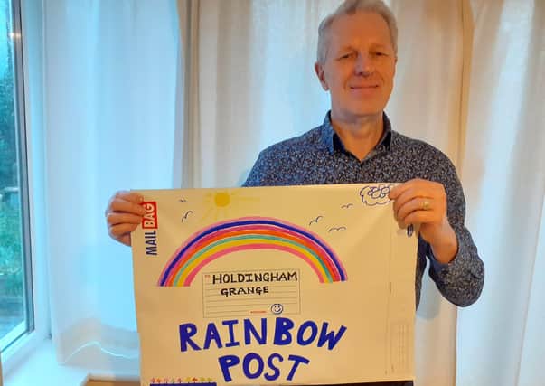 Coun Robert Oates and his Rainbow Post bag. EMN-210702-130842001