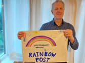 Coun Robert Oates and his Rainbow Post bag. EMN-210702-130842001