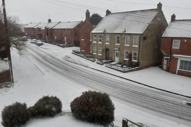 Snow at Binbrook
