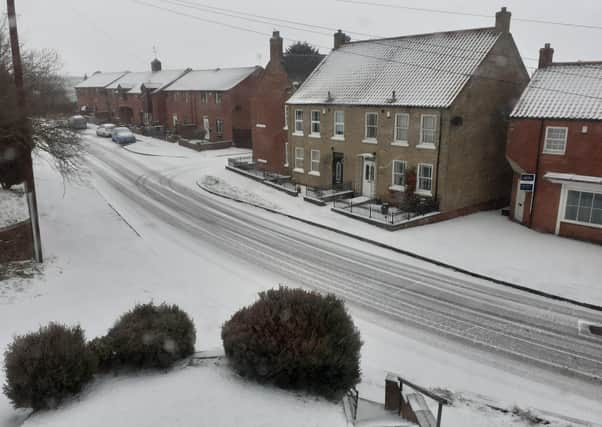 Snow at Binbrook