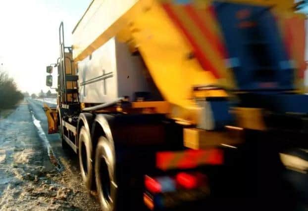 The county council highways gritters are out on routes again this morning.