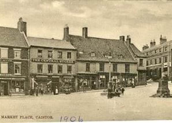 Caistor Market Place circa 1906