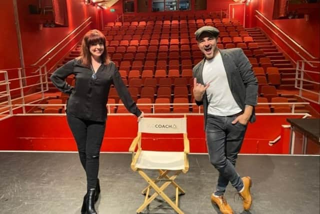 Sharon Sexton and Rob Fowler at the Riverhead Theatre in Louth.