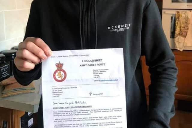 Cadet LCpl Jack Bultitude. EMN-210802-164826001
