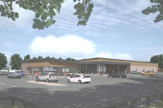 A impression of how the store could look