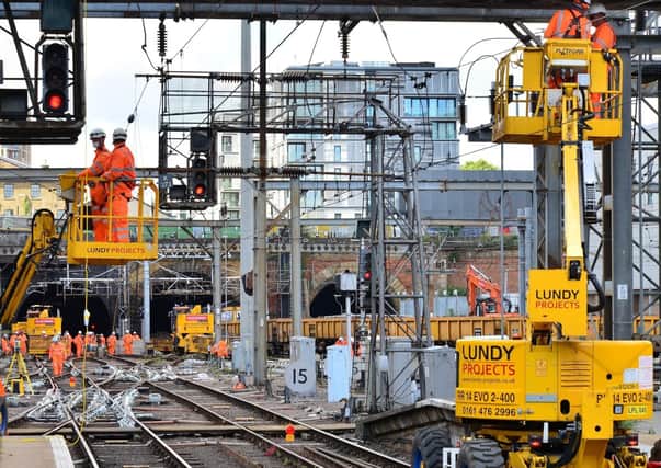 Crucial stage on the East Coast Main Line upgrade fast approaching. Photo: Network Rail EMN-210902-180635001