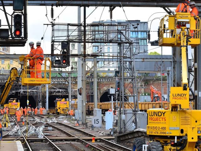 Crucial stage on the East Coast Main Line upgrade fast approaching. Photo: Network Rail EMN-210902-180635001