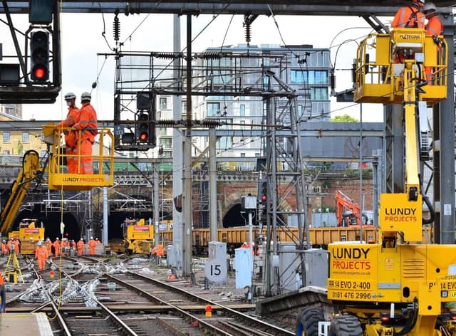Crucial stage on the East Coast Main Line upgrade fast approaching. Photo: Network Rail EMN-210902-180635001